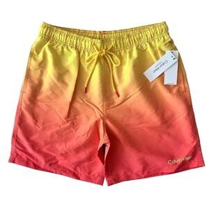 NWT CALVIN KLEIN SUNSET SWIM TRUNKS/BOARD SHORTS